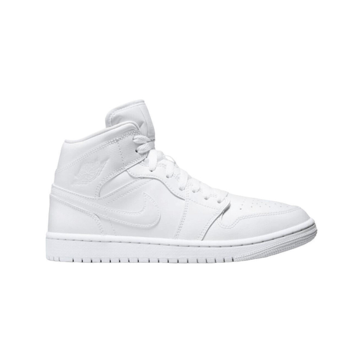 Nike  Baskets  Air Jordan 1 Mid cuir  Bílá