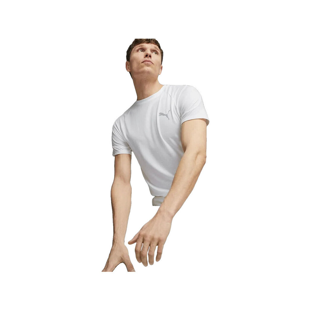Puma  T-shirt  Evostripe blanc en polyester recyclé  Bílá