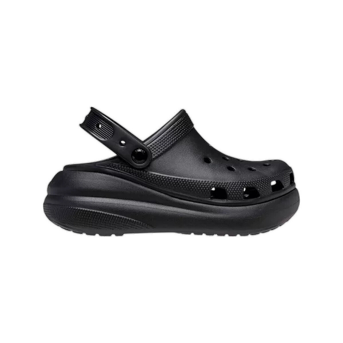 Crocs  Sandales  Classic Crush Clog hauteur supplémentaire  Černá