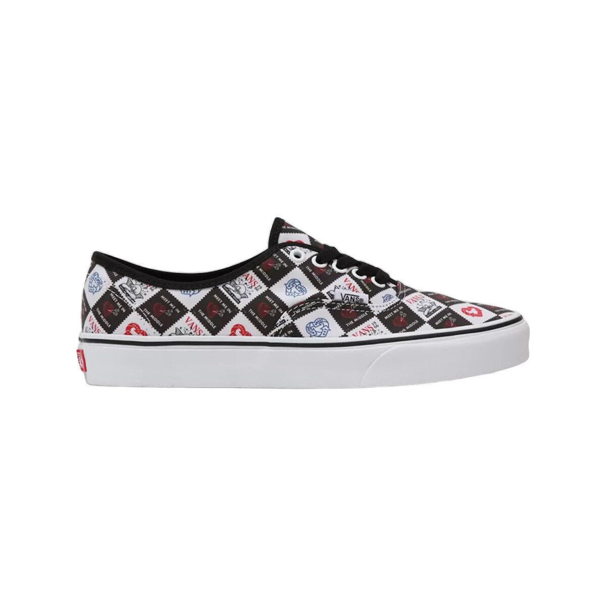 Vans  Baskets  Love Letters Authentic textile  Černá