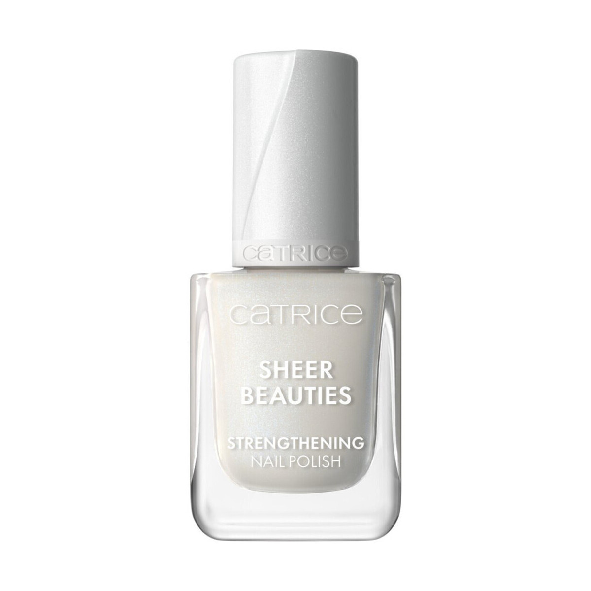 Catrice  Sheer Beauties Strengthening Nail Polish - 10 Milky Not  Bílá