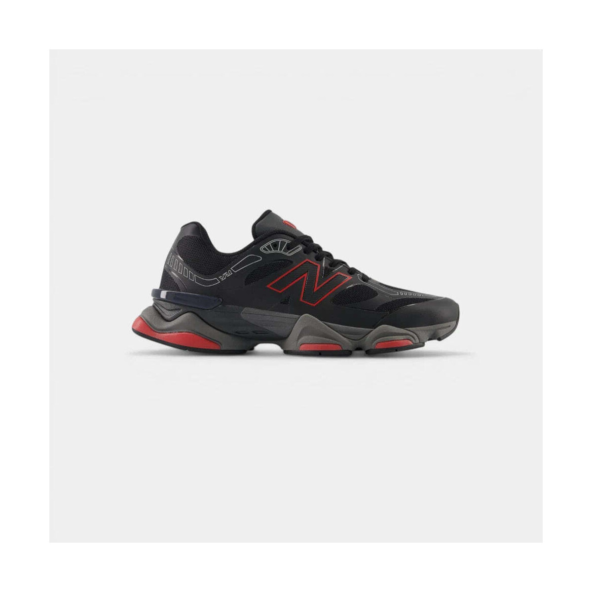 New Balance  9060 Black/Fire Cracker  Černá