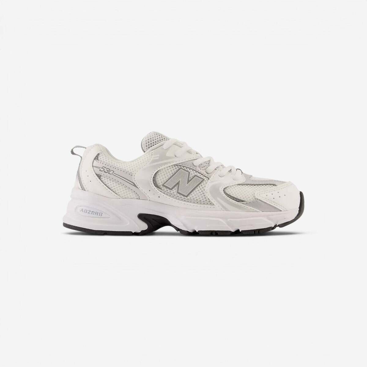 New Balance  530 White Silver Big Kids  Bílá