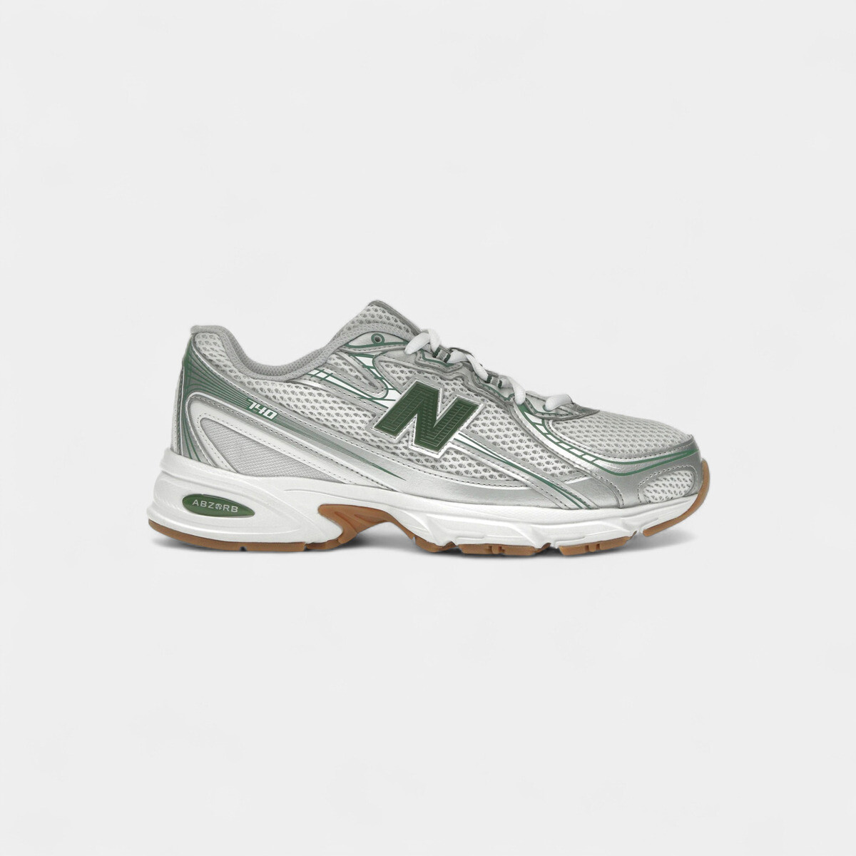 New Balance  740v2 Grey Matter Dark Alpine Green  Zelená