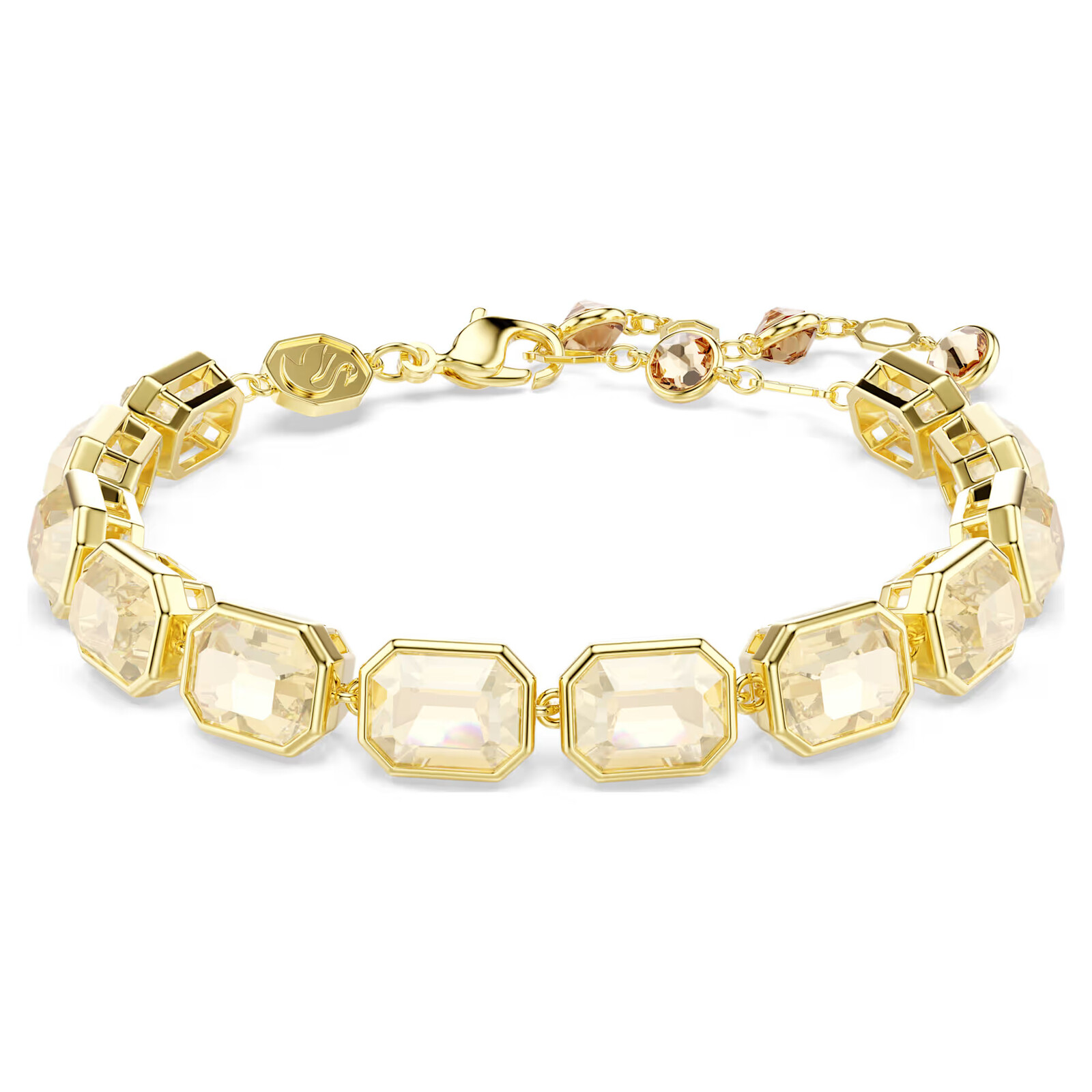 Swarovski Luxusní náramek se žlutými krystaly Millenia 5720912