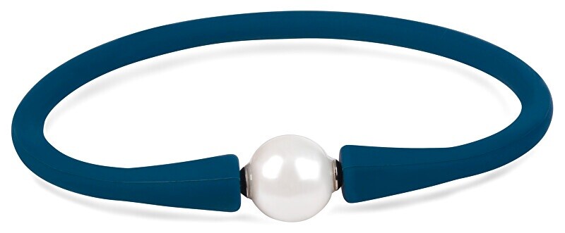 JwL Luxury Pearls Modrý sportovní perlový náramek JL0876