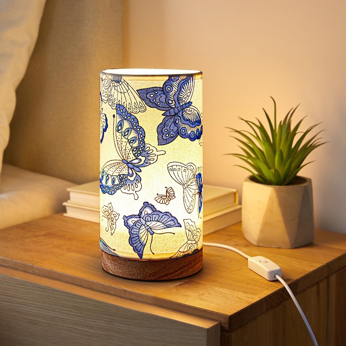 Die moderne Hausfrau LED Stolní lampa Motýl