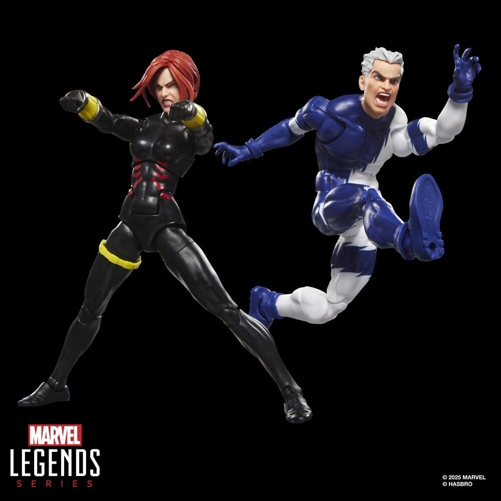 Hasbro | Avengers - sběratelské figurky Black Widow & Quicksilver (Marvel Legends Series) 15 cm