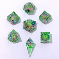 HYMGHO Sharp Edge Liquid Core RPG Dice Set - Dreamwing