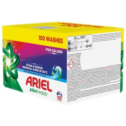Ariel Color gelové kapsle na praní 100ks