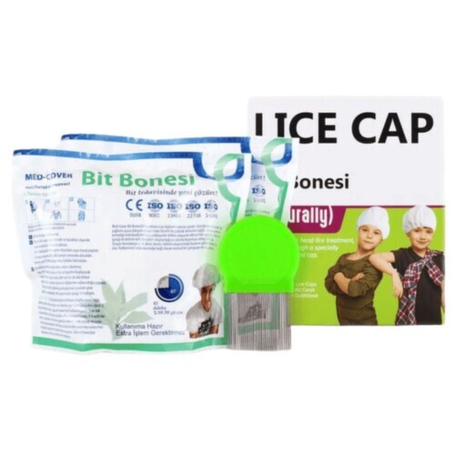 MED-COVER Lice Cap čepice proti vším set - II. jakost