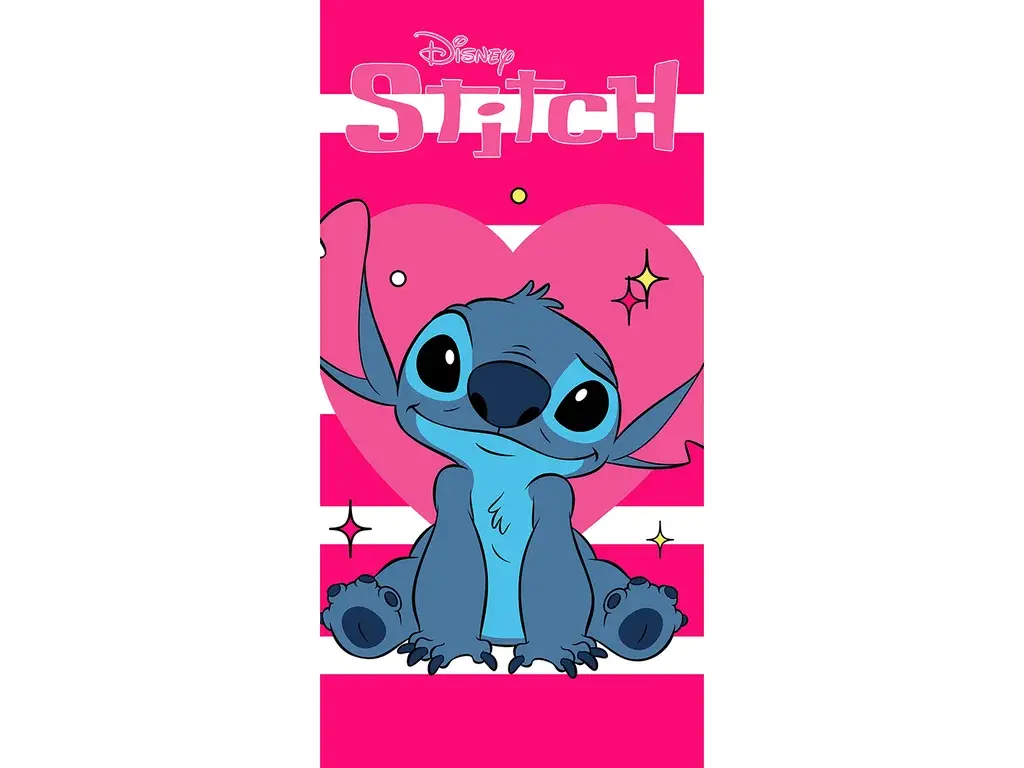 TipTrade Bavlněná froté osuška 70x140 cm - Lilo and Stitch 