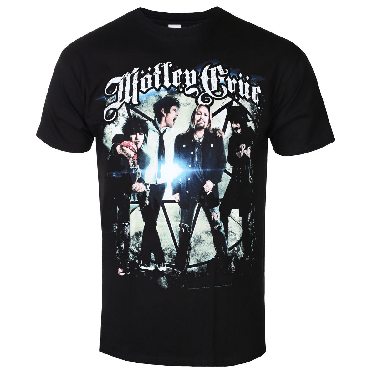 Tričko metal pánské Mötley Crüe - Group Photo - ROCK OFF - MOTTEE04MB S