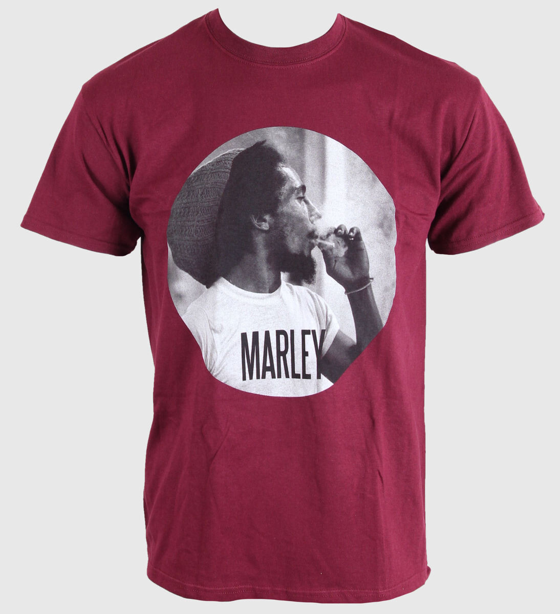 Tričko metal Bob Marley - Smokin Circle - ROCK OFF - BMATS03MR S