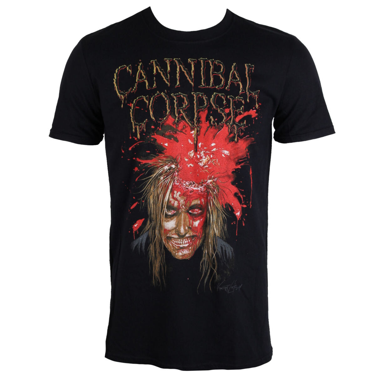PLASTIC HEAD Cannibal Corpse IMPACT SPATTER černá S