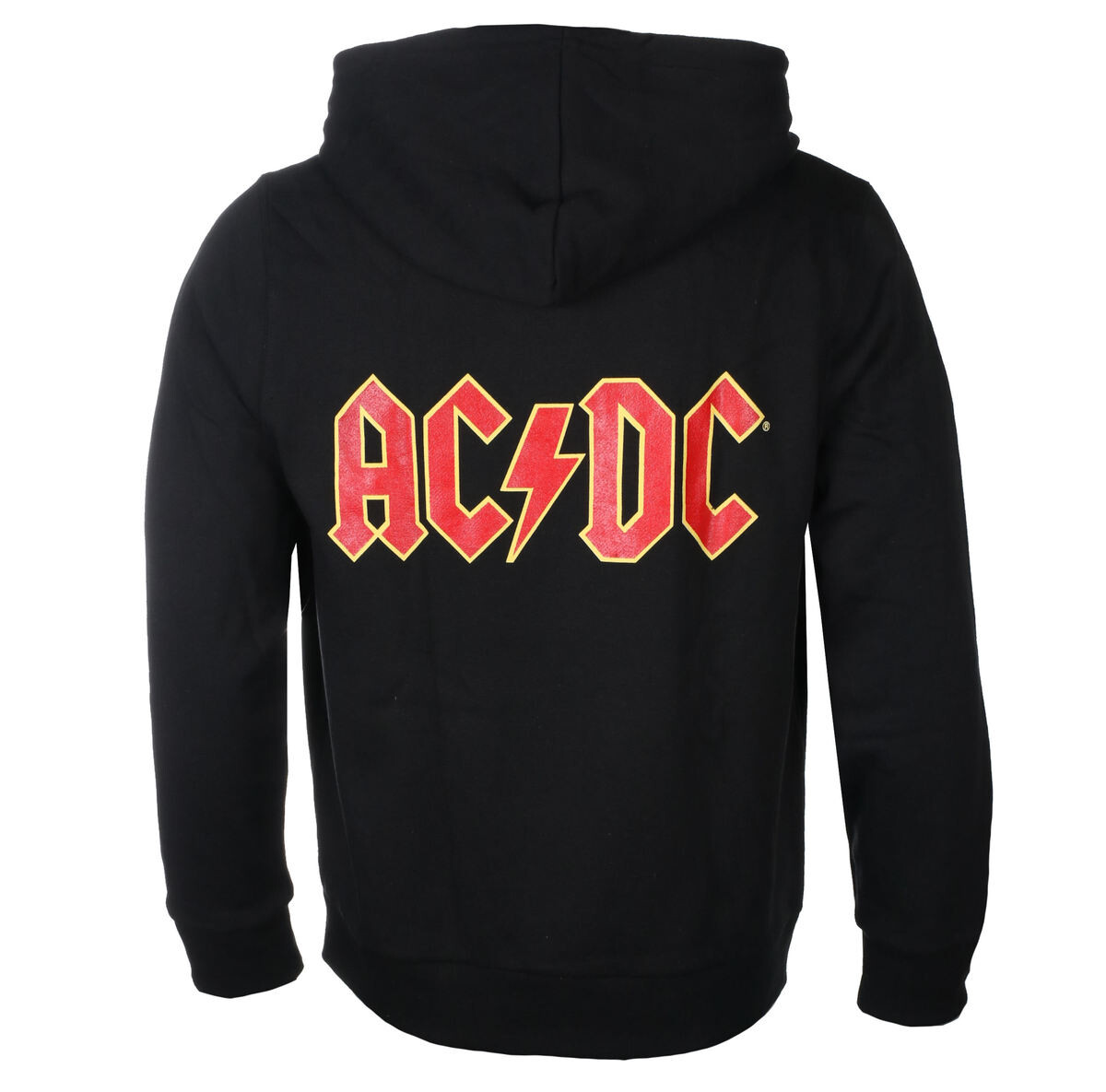 mikina s kapucí pánské AC-DC - Logo - ROCK OFF - ACDCZHD05MB M
