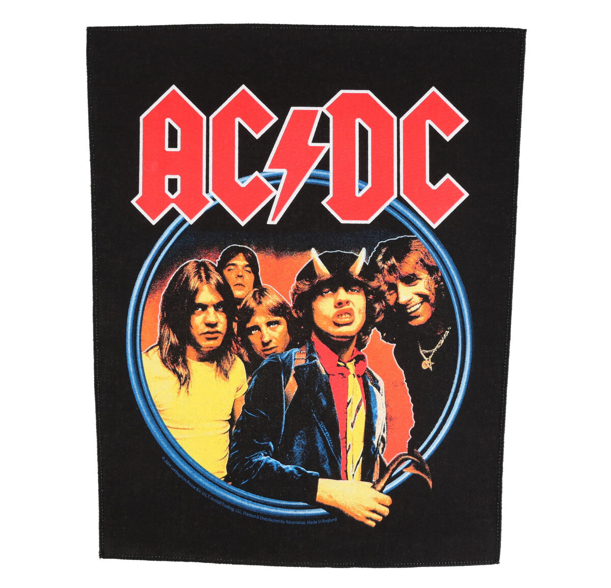 nášivka velká AC/DC - Highway To Hell - RAZAMATAZ