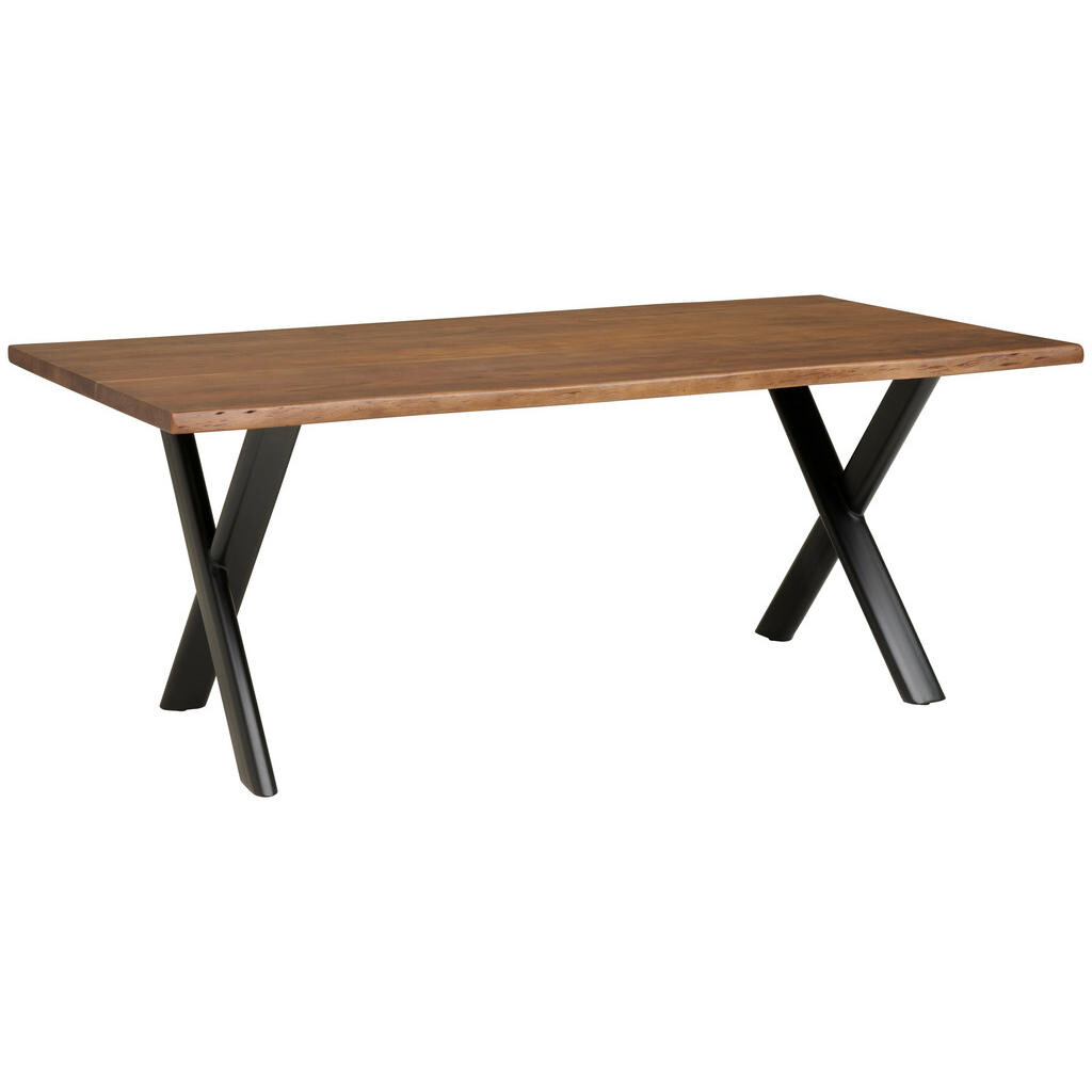 P & B JÍDELNÍ STŮL, akácie, barvy vlašských ořechů, 200/100/76 cm