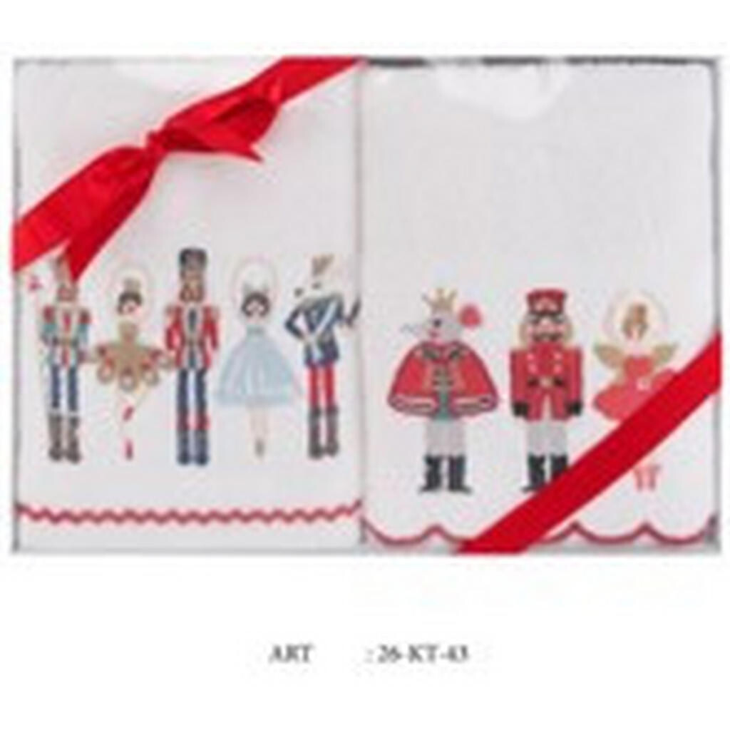 X-Mas SADA RUČNÍKŮ A OSUŠEK, 40/60 cm, bílá