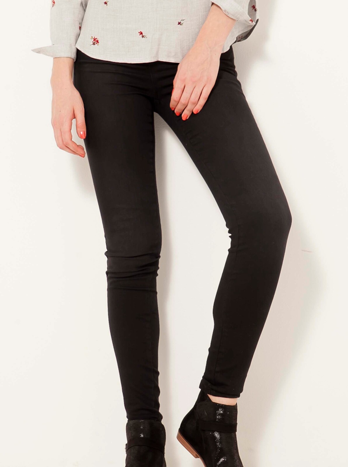 Černé skinny fit džíny CAMAIEU - Dámské