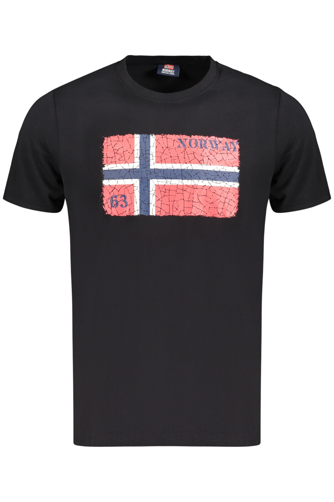 NORWAY 1963 pánské triko s krátkým rukávem černé