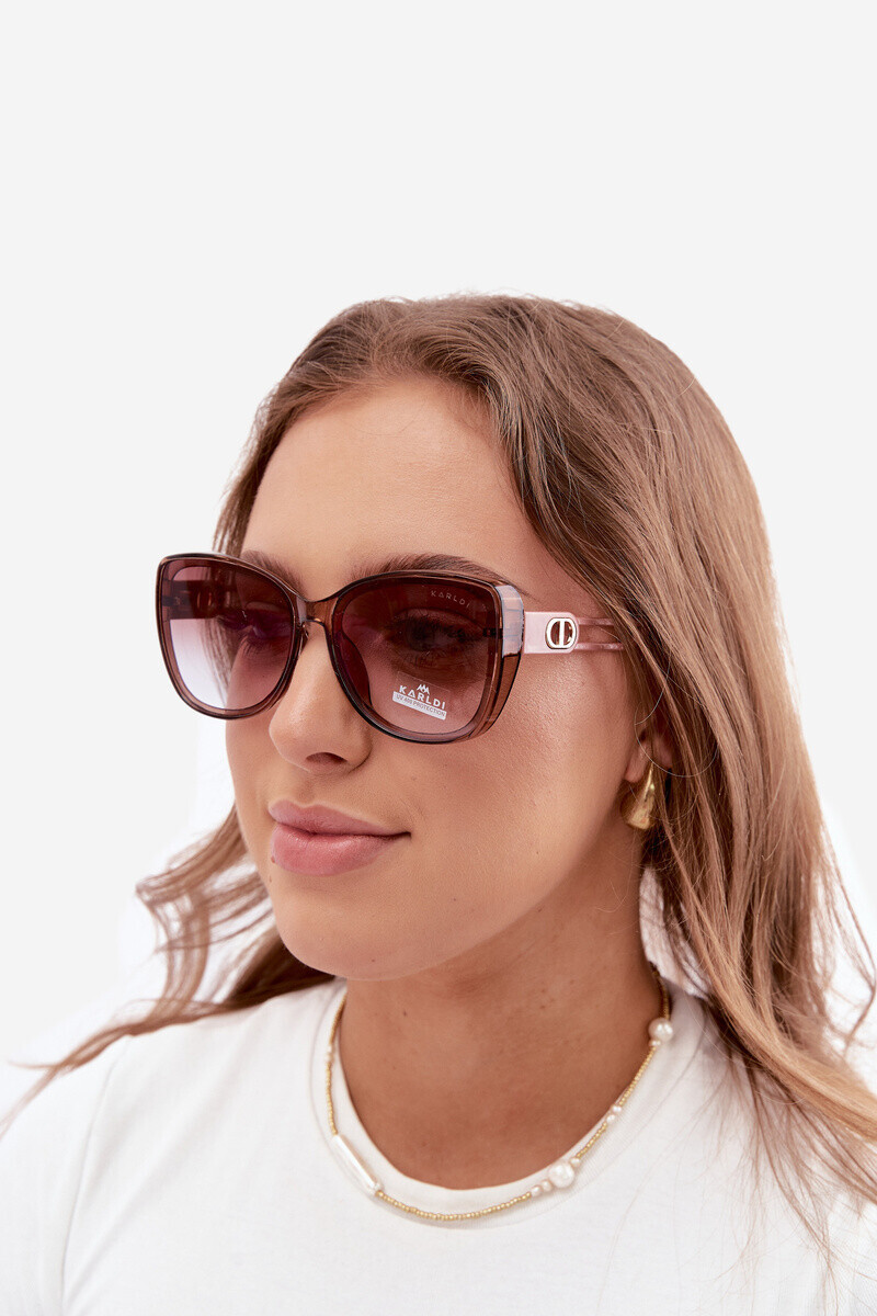 Dámské sluneční brýle Cat-Eye růžové