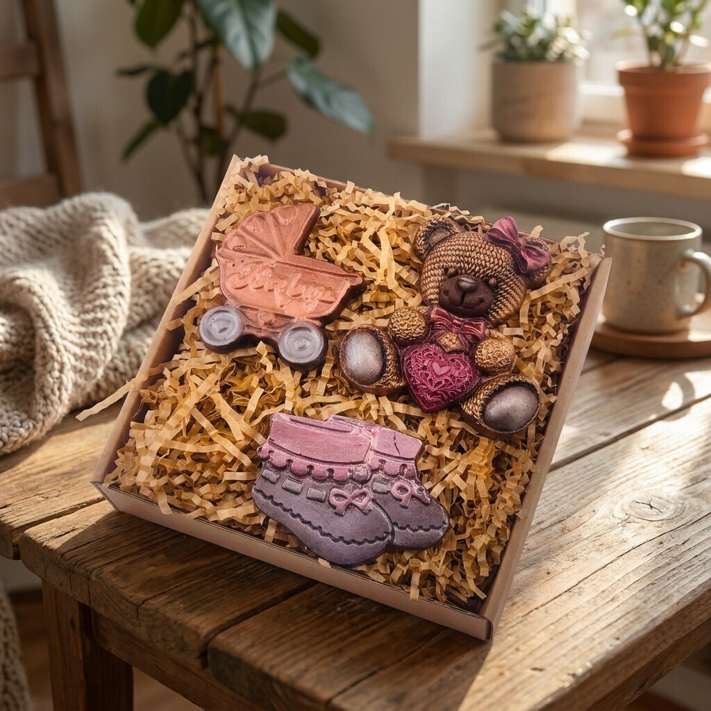 Chocolenka Čokoládová sada - Vítej na světě, holčičko