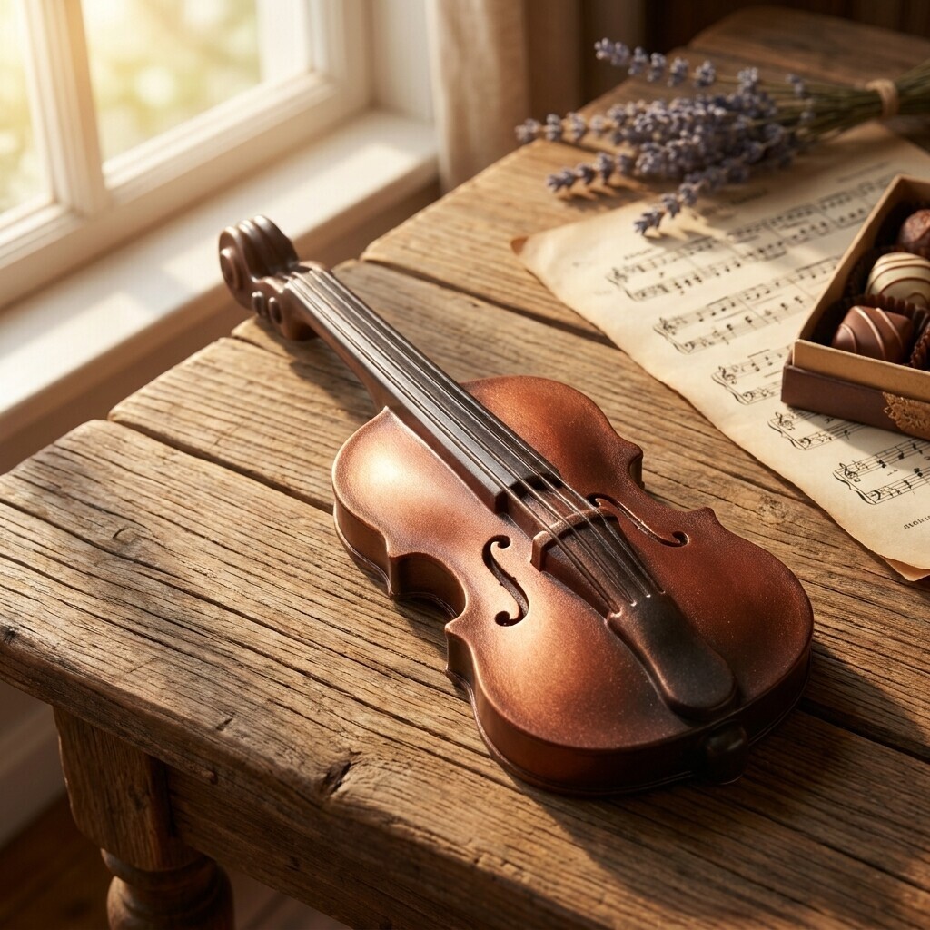 Chocolenka Čokoládové Violoncello červené
