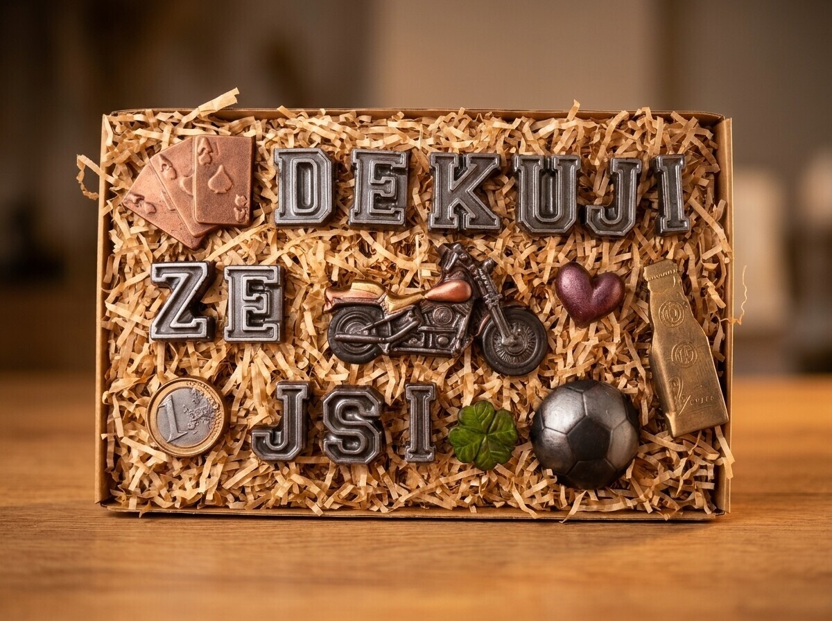 Chocolenka Čokoládová sada - Sladké díky, tati