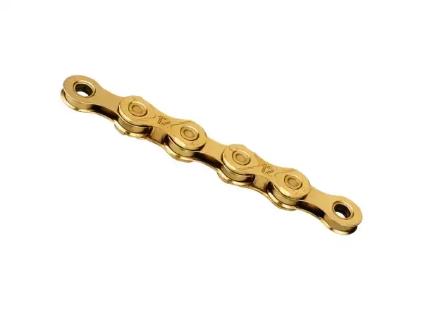 KMC X12 TiN Gold waxed 12s řetěz zlatá čl. 126