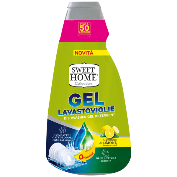Prostředek na mytí nádobí Sweet Home gel do myčky - Citrón 1000 ml