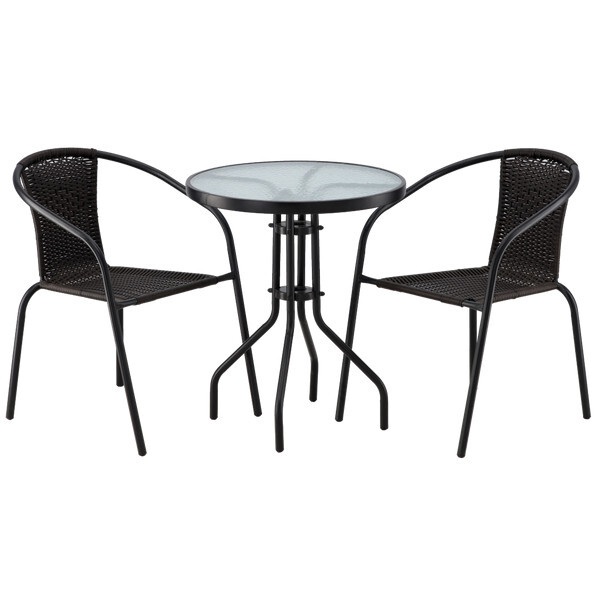 Set zahradního nábytku BISTRO černý NEO2262KPL