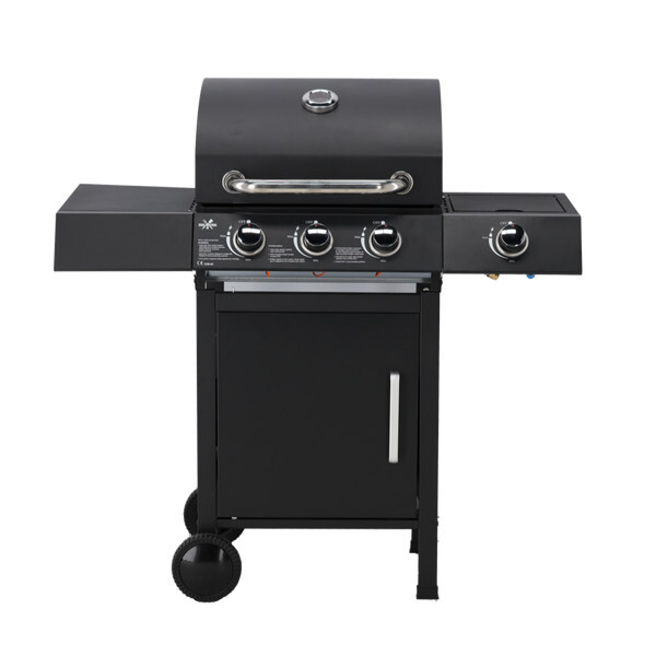 Zahradní plynový gril INFERNO černý BBQ8069