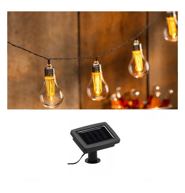 Zahradní solární LED světlo CALIRA žárovky SOL3606