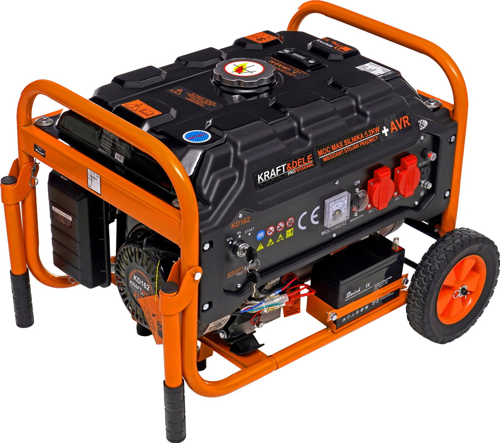 KRAFT&DELE Generátor 3500 W, 12/230 V KD162