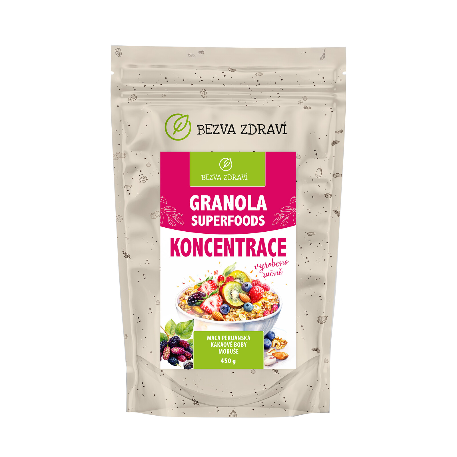 BEZVA MÜSLI Granola Koncentrace 450 g