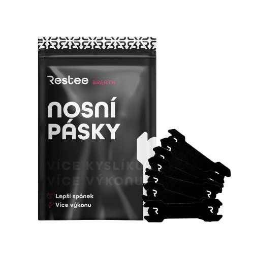 RESTEE Pásky na nos Restee™ BREATH, černé 30 ks