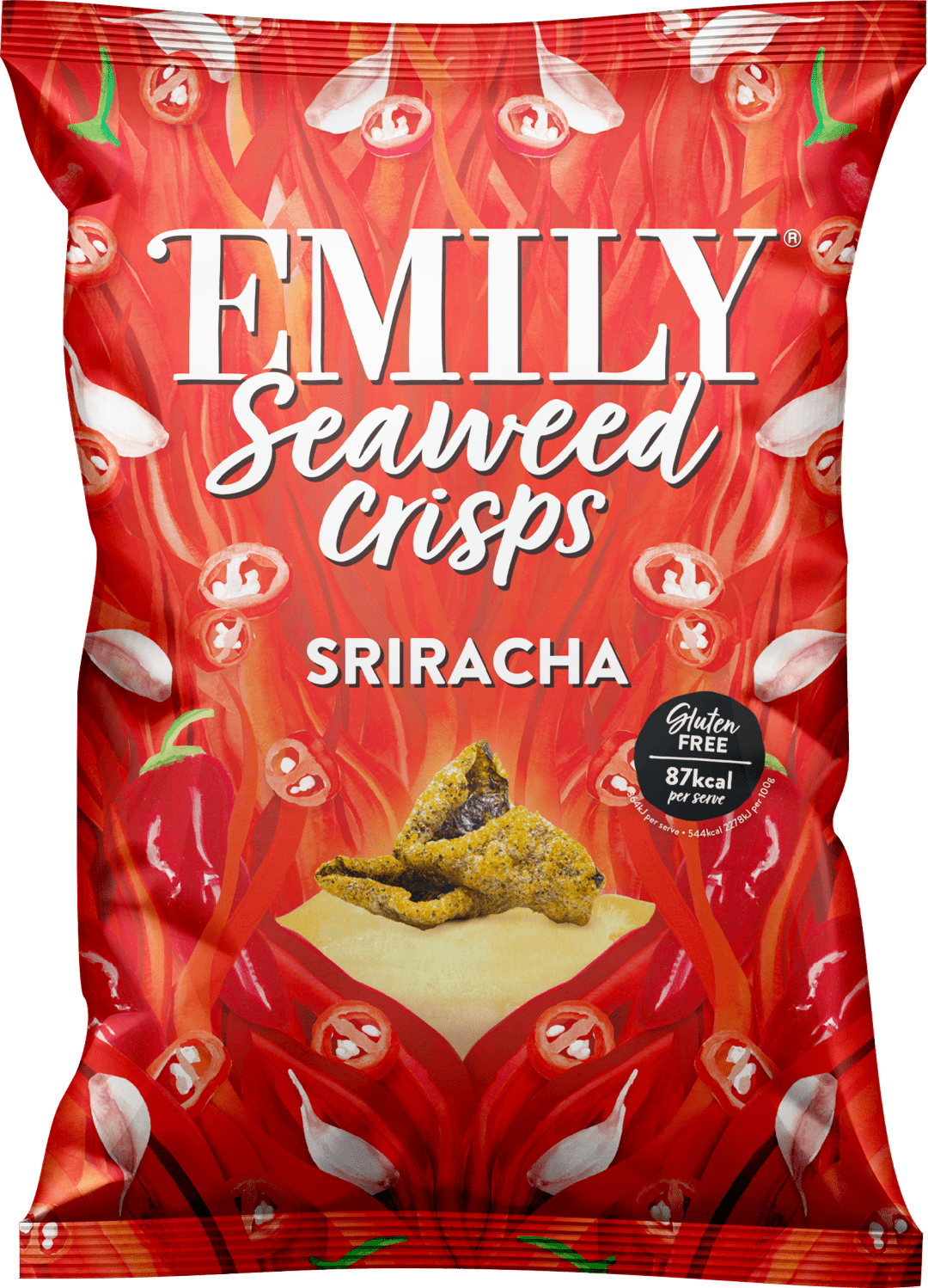 EMILY Křupavé mořské řasy Sriracha 50 g