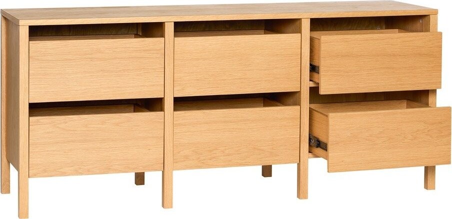 Komoda v dekoru dubu v přírodní barvě 150x65x40 cm Forma – Hübsch