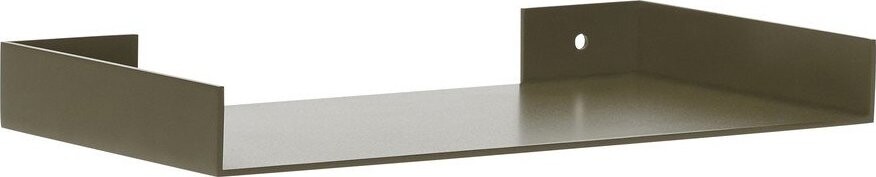 Tmavě zelená kovová police 30 cm Sheets – Hübsch