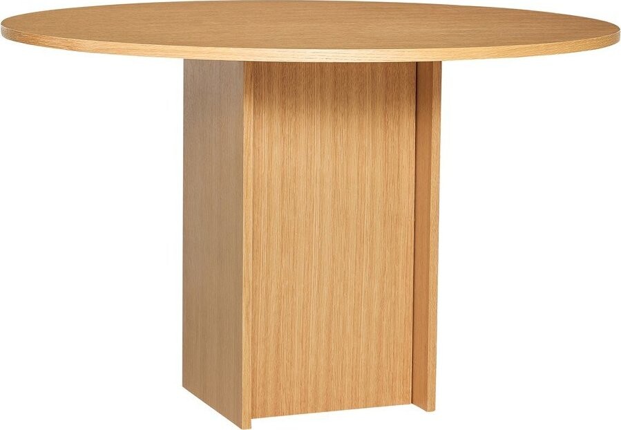 Kulatý jídelní stůl v dekoru dubu ø 120 cm Straight – Hübsch