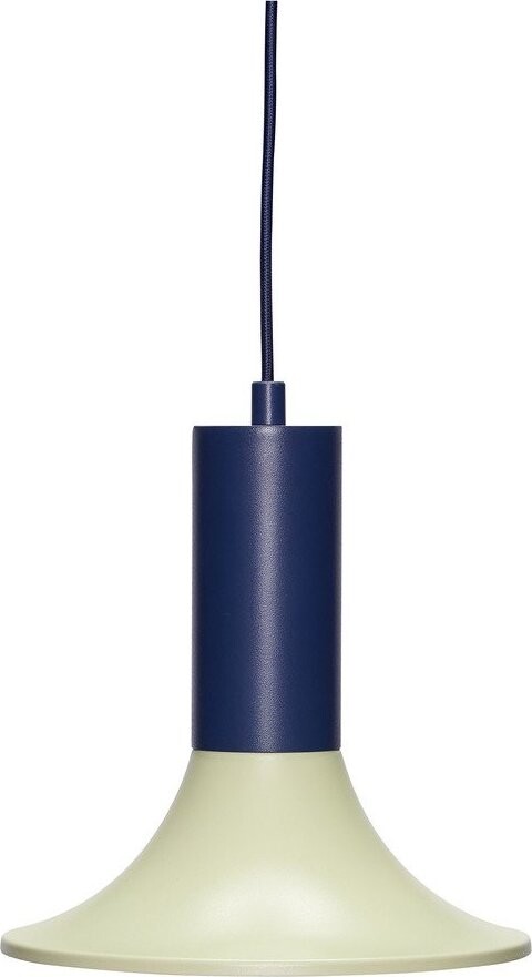 Světle zelené/tmavě modré kovové stmívatelné závěsné svítidlo ø 25 cm Luminary – Hübsch