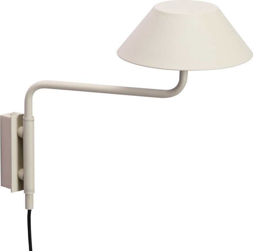 Béžové kovové LED stmívatelné nástěnné svítidlo do zásuvky ø 30 cm Cover – Hübsch