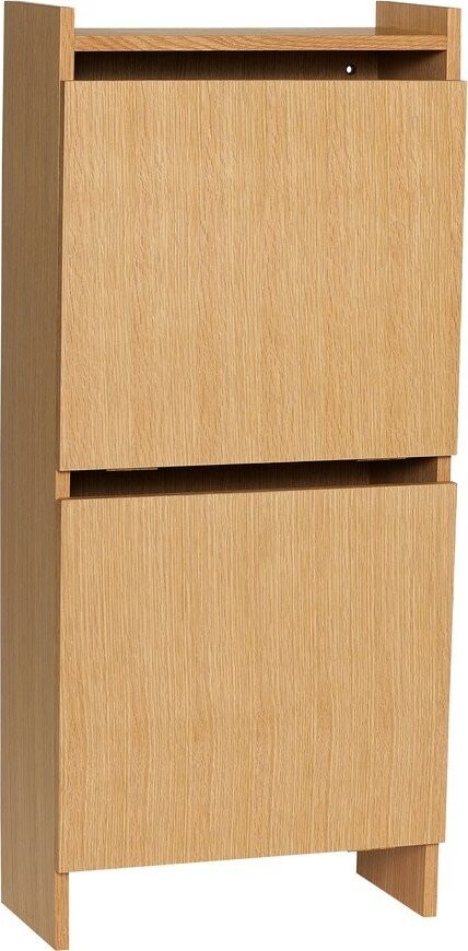 Výklopný botník v dekoru dubu v přírodní barvě 50x110x24 cm Forma – Hübsch