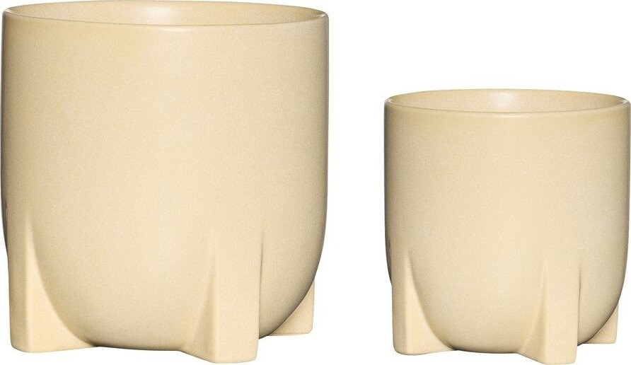 Keramické ručně vyrobené obaly na květináče v sadě 2 ks ø 21 cm Up – Hübsch