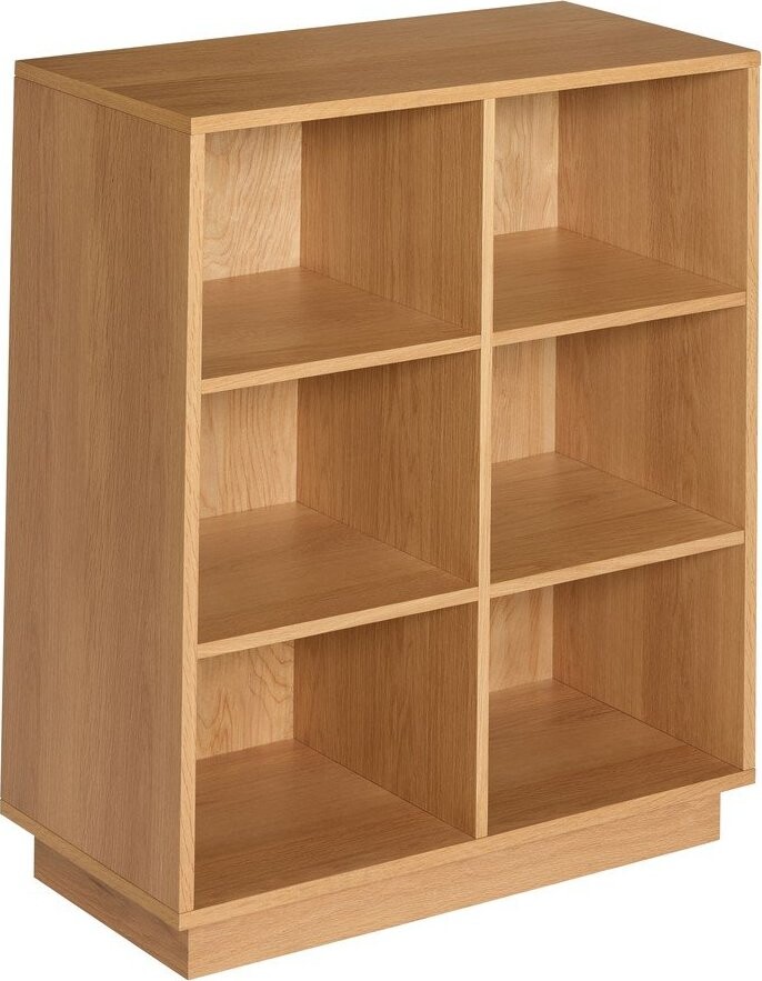 Knihovna v dekoru dubu v přírodní barvě 80x95x30 cm Disco – Hübsch
