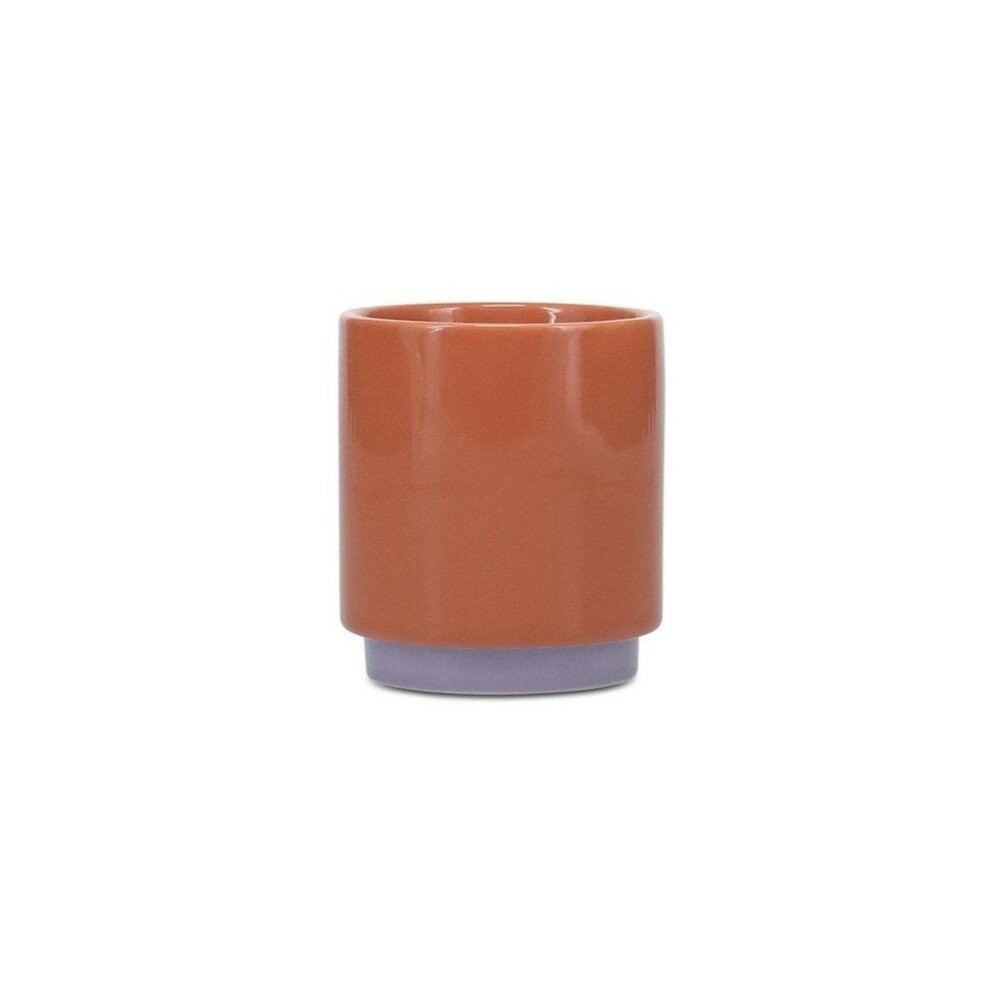 Oranžový/fialový kameninový šálek 130 ml Duo – ONA