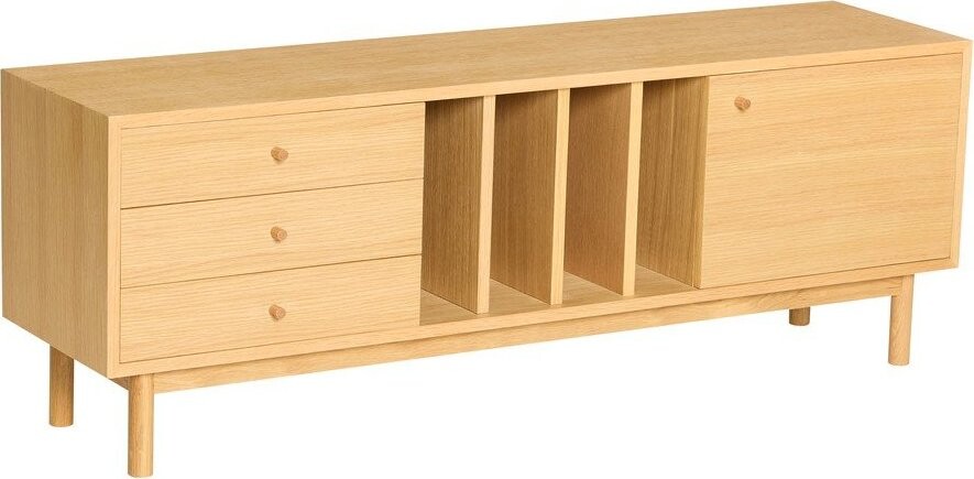 Komoda v dekoru dubu v přírodní barvě 140x50x37 cm Nobby – Hübsch