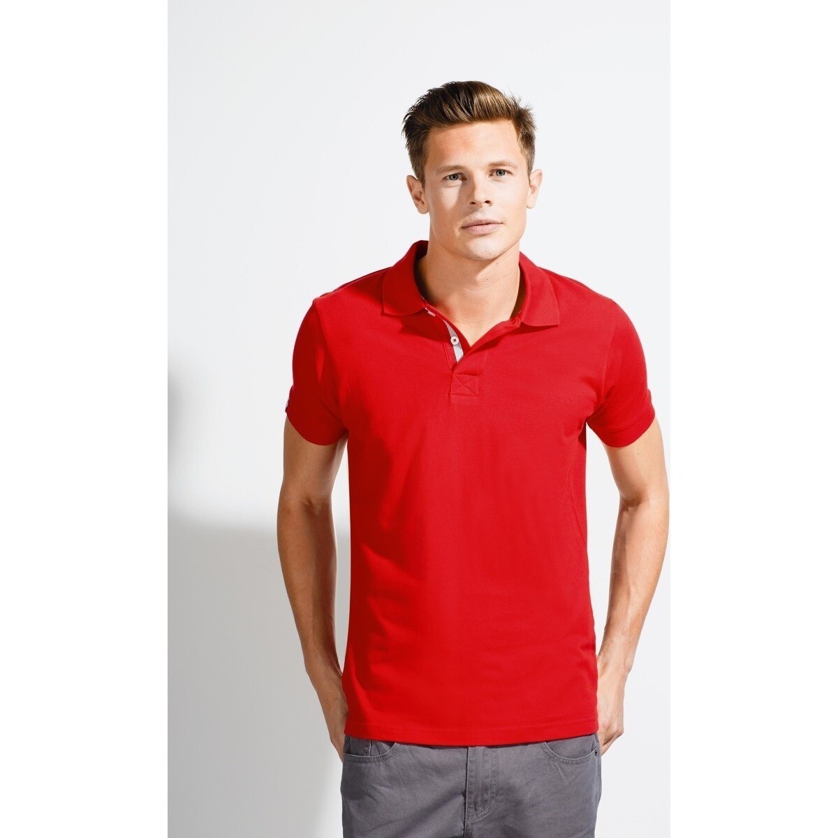 Sols  PORTLAND MODERN SPORT - PÁNSKÉ POLO - 100% bavlna  ruznobarevne