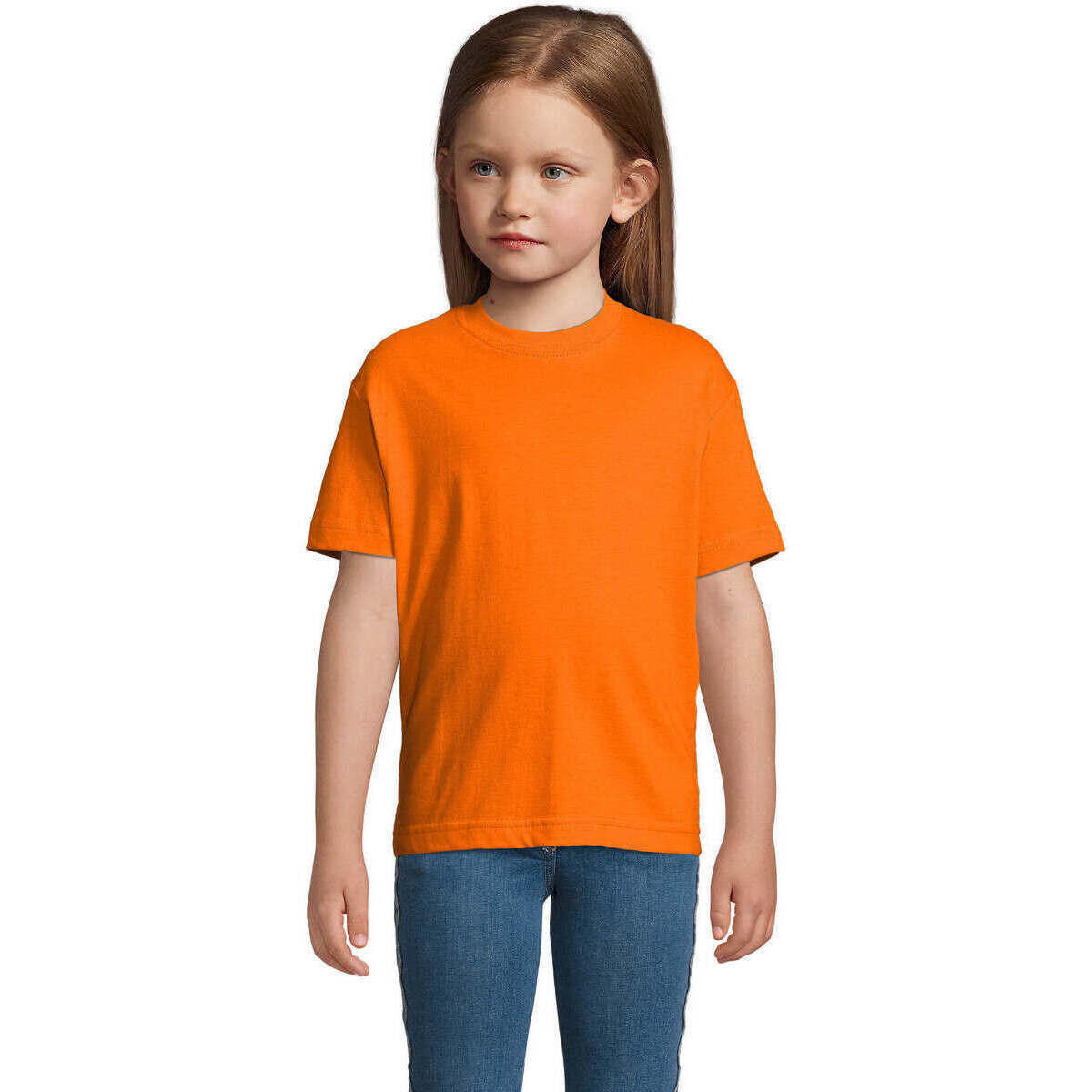 Sols  D?tské tri?ko v barv? Imperial Orange, 100% bavlna  ruznobarevne